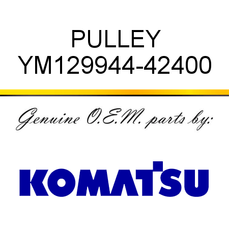 PULLEY YM129944-42400