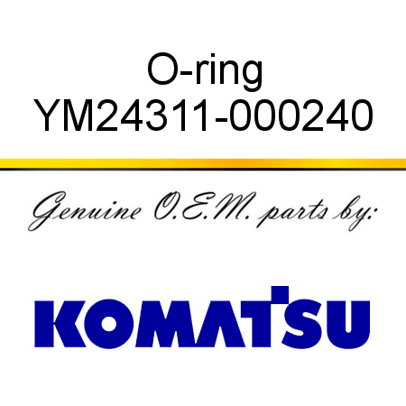 O-ring YM24311-000240