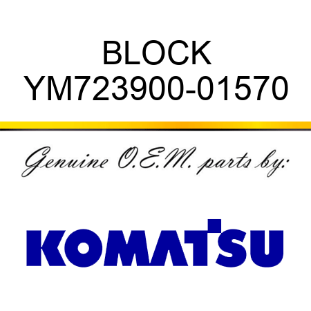 BLOCK YM723900-01570