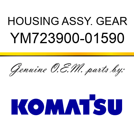 HOUSING ASSY., GEAR YM723900-01590