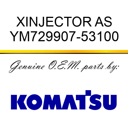 XINJECTOR AS YM729907-53100