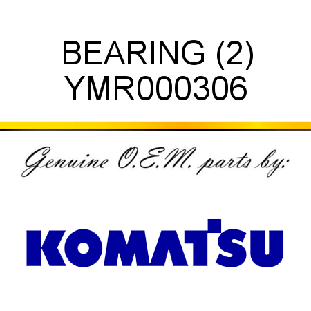 BEARING (2) YMR000306