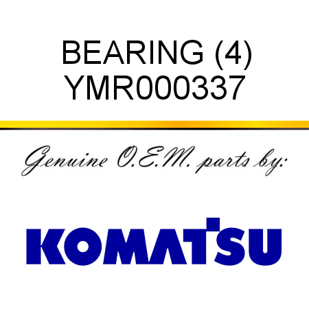 BEARING (4) YMR000337