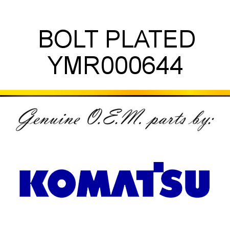 BOLT PLATED YMR000644