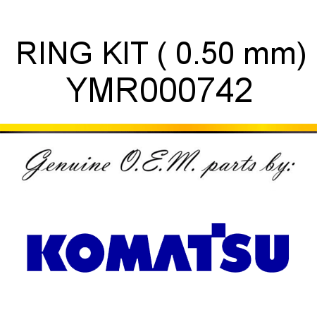 RING KIT (+0.50 mm) YMR000742