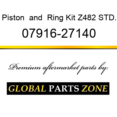 Piston & Ring Kit Z482 STD. 07916-27140