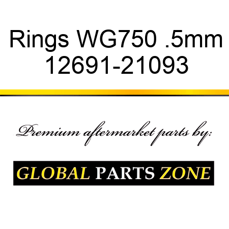 Rings WG750 .5mm 12691-21093