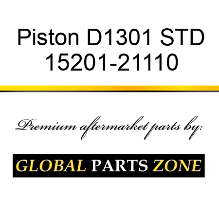 Piston D1301 STD 15201-21110