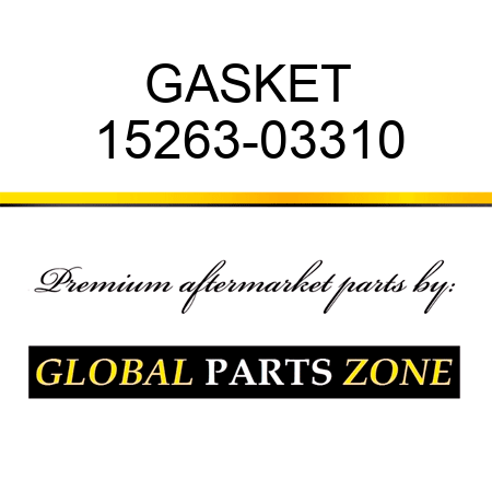 GASKET 15263-03310