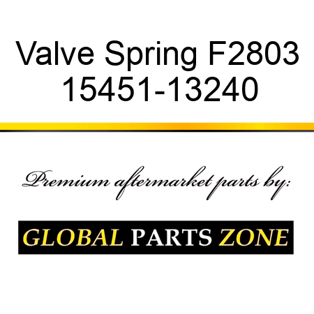 Valve Spring F2803 15451-13240