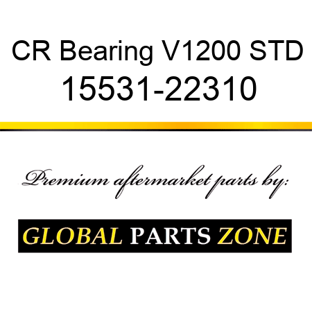 CR Bearing V1200 STD 15531-22310
