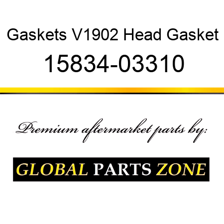 Gaskets V1902 Head Gasket 15834-03310