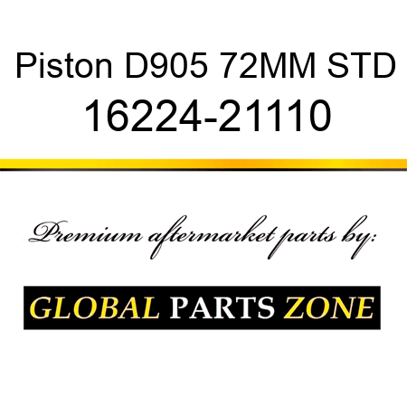 Piston D905 72MM STD 16224-21110