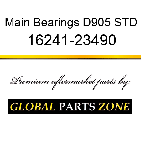 Main Bearings D905 STD 16241-23490