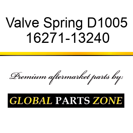 Valve Spring D1005 16271-13240