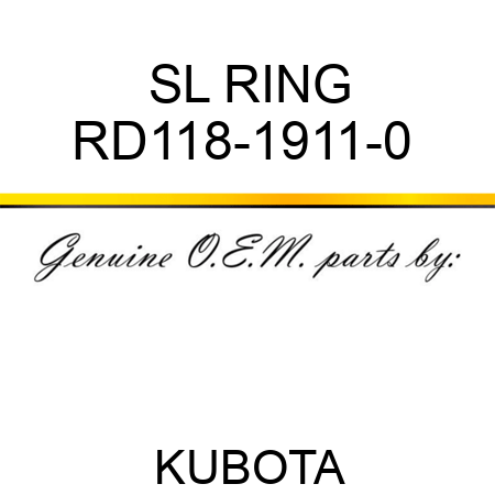SL RING RD118-1911-0 