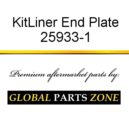 Kit,Liner End Plate 25933-1