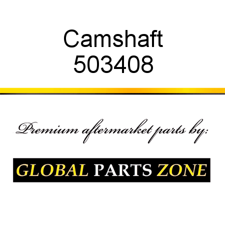 Camshaft 503408