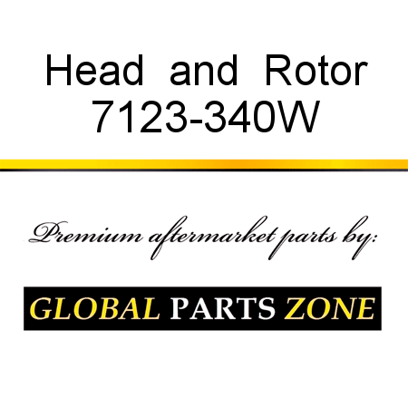 Head & Rotor 7123-340W