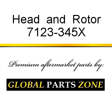 Head & Rotor 7123-345X