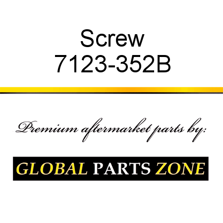 Screw 7123-352B