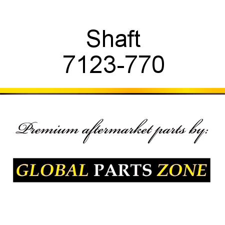 Shaft 7123-770