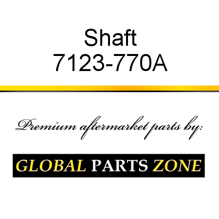 Shaft 7123-770A