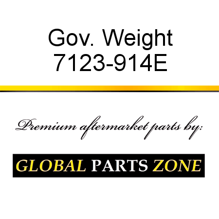 Gov. Weight 7123-914E