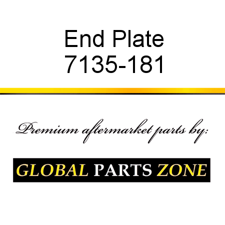 End Plate 7135-181