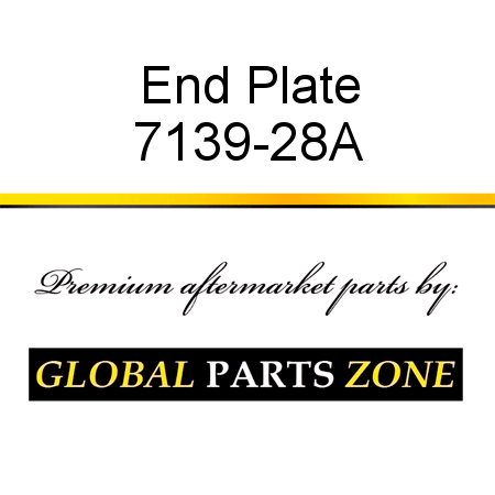 End Plate 7139-28A