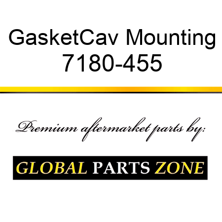 Gasket,Cav Mounting 7180-455