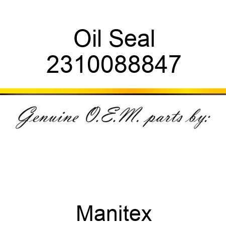 Oil Seal 2310088847
