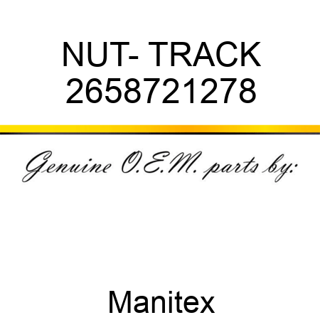 NUT- TRACK 2658721278