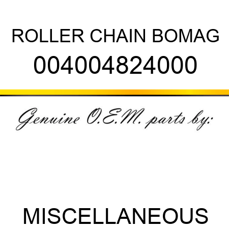 ROLLER CHAIN BOMAG 004004824000