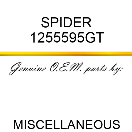 SPIDER 1255595GT