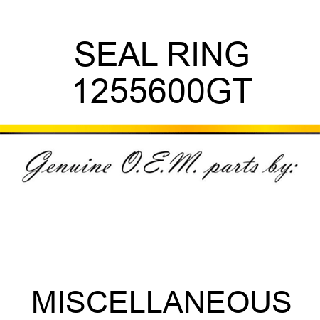 SEAL RING 1255600GT