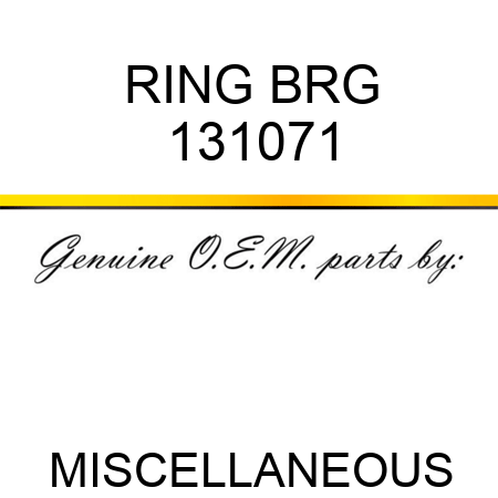 RING BRG 131071