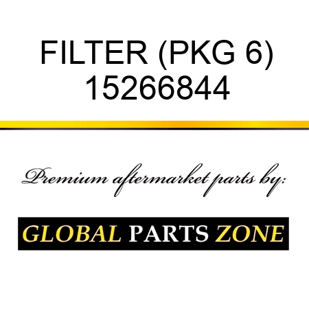 FILTER (PKG 6) 15266844