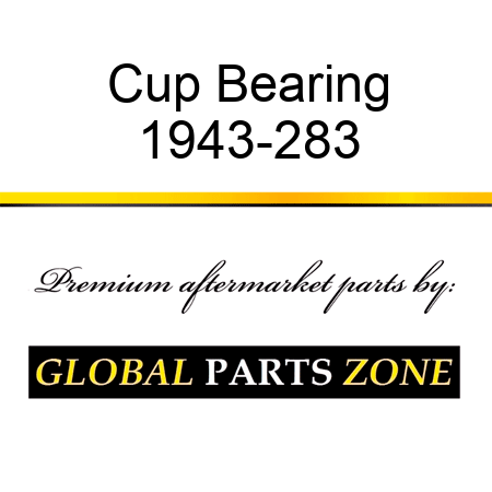 Cup Bearing 1943-283
