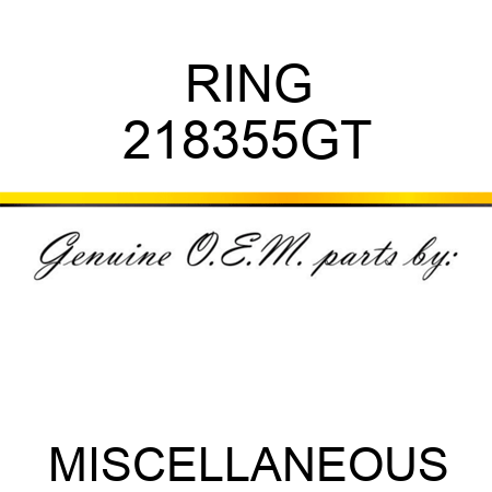 RING 218355GT