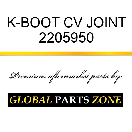 K-BOOT CV JOINT 2205950