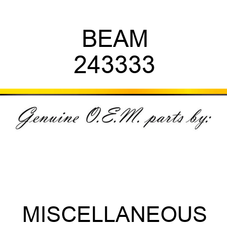 BEAM 243333