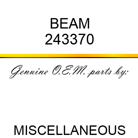 BEAM 243370