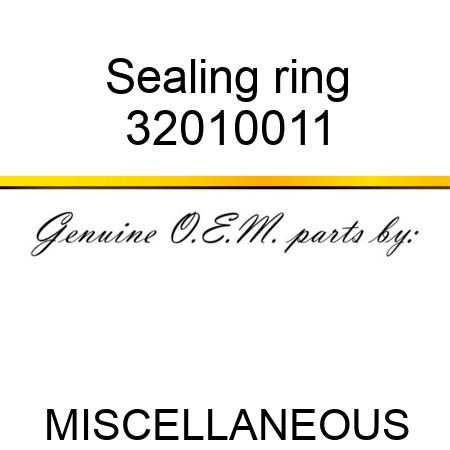 Sealing ring 32010011