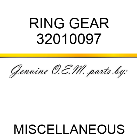 RING GEAR 32010097