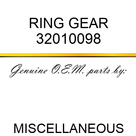 RING GEAR 32010098