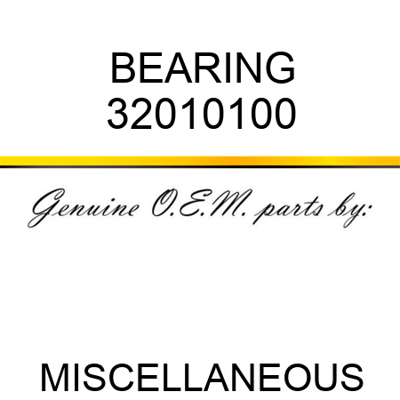 BEARING 32010100