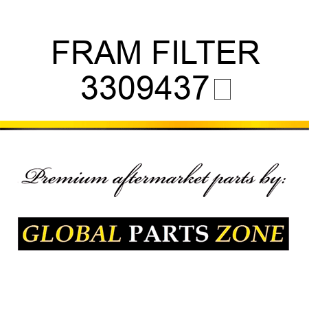 FRAM FILTER 3309437	