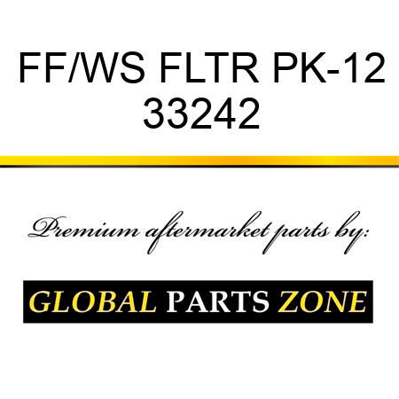 FF/WS FLTR PK-12 33242