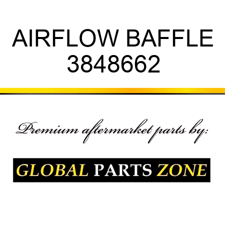 AIRFLOW BAFFLE 3848662